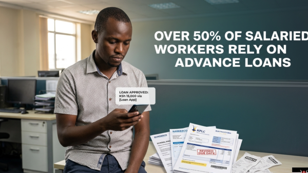 Over 50% of Salaried Workers in Kenya Now Depend on Advance Loans to Survive