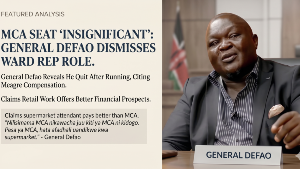 Jared Okoth Okode Critiques MCA Position Over Remuneration Levels