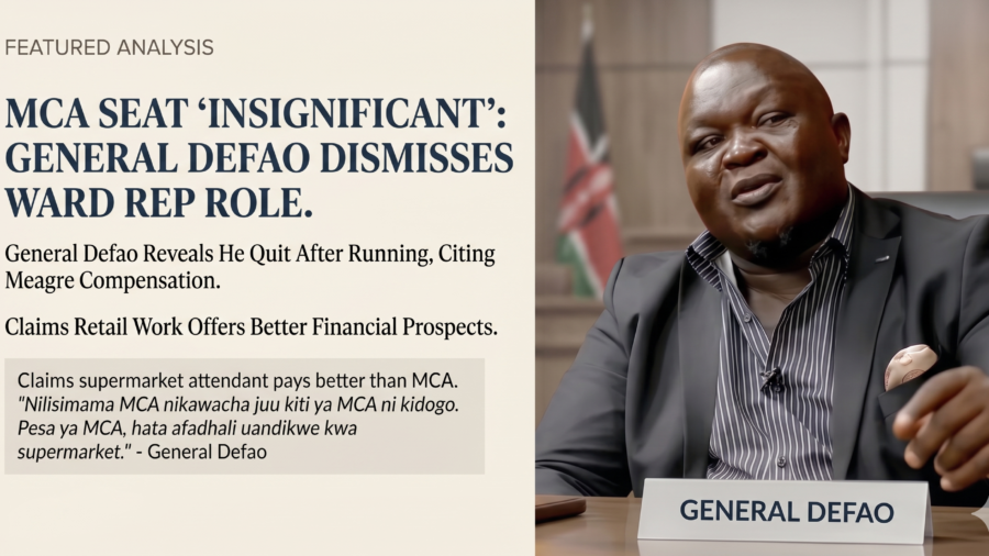 Jared Okoth Okode Critiques MCA Position Over Remuneration Levels