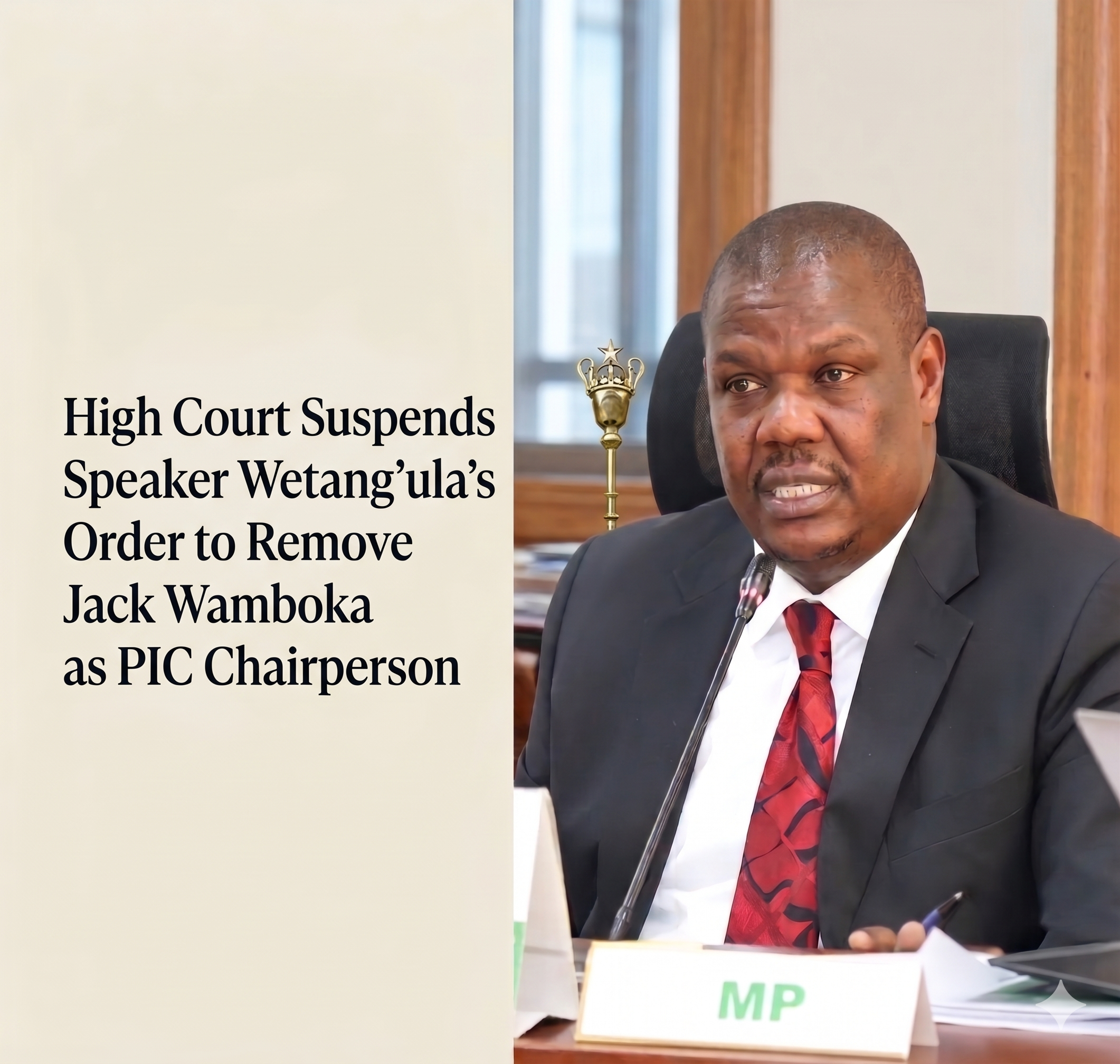 High Court Suspends Speaker Wetang’ula’s Order to Remove Jack Wamboka as PIC Chairperson