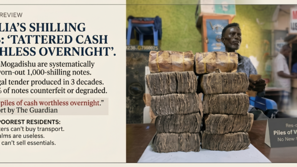 Currency of the Past: Somalia’s Shilling Crisis Leaves Poorest Citizens in the Cold