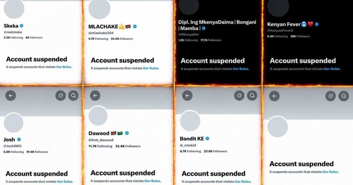 Kenyan Influencers Suspended on X 24 Hours After Demonetization