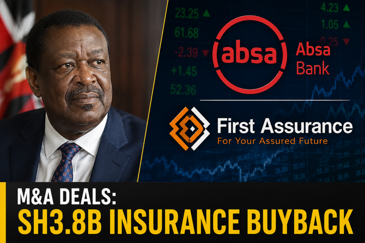 Mudavadi-Linked Firm to Buy Back Absa Insurers for Sh3.8B