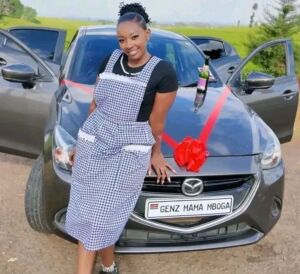 Gen Z ‘Mama Mboga’ Scholah Meeme Buys KSh 1.5M Mazda Demio
