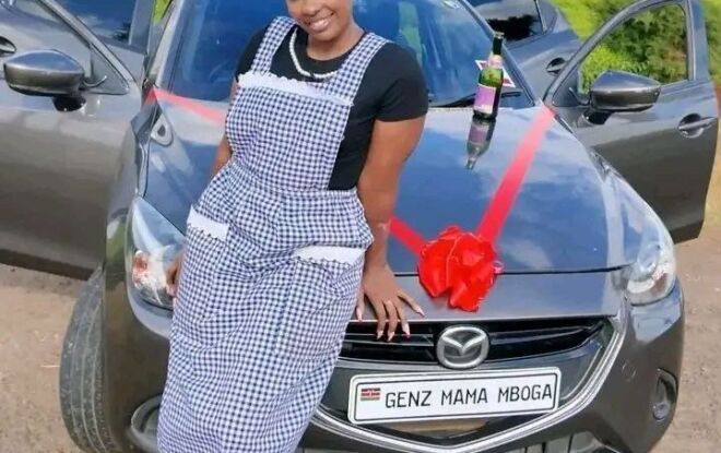 Gen Z ‘Mama Mboga’ Scholah Meeme Buys KSh 1.5M Mazda Demio